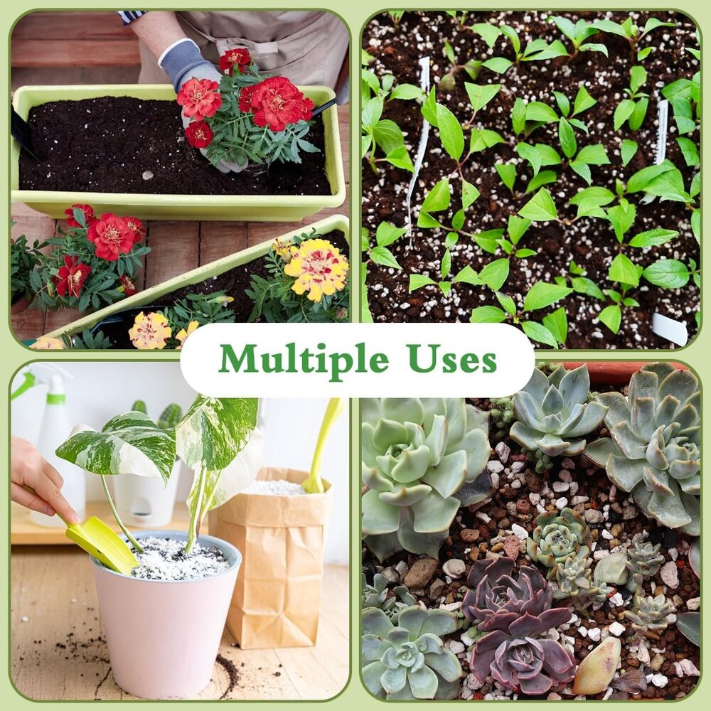 Perlite, 10QT Premium Organic Perlite for Plants, Enhances Soil Drainage - Picture 4 of 6